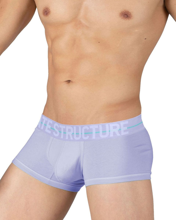 Private Structure Mo Lite Mid Waist Men's Trunk Underwear in Lilac – men's trunks
