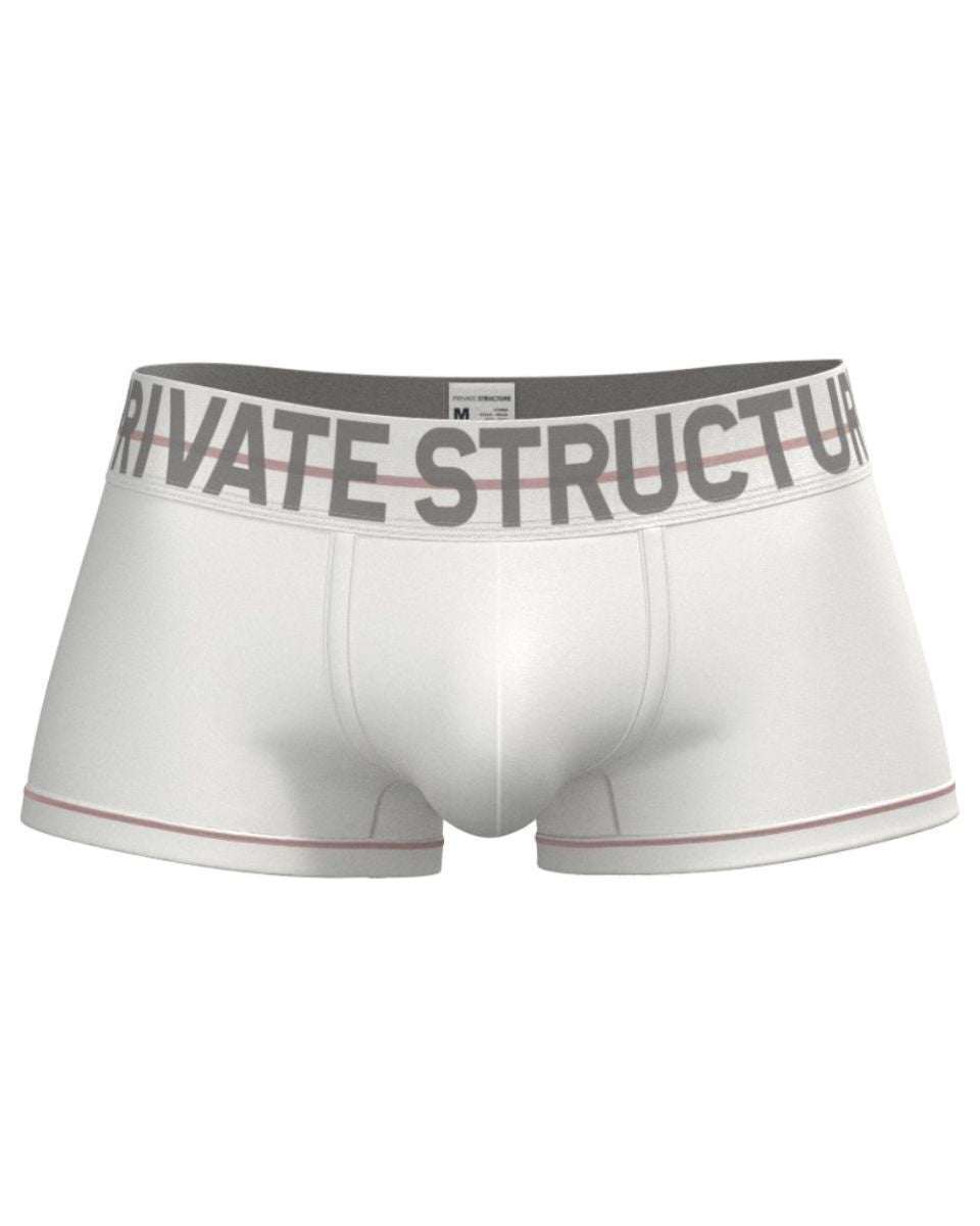 Private Structure Mo Lite Contour Brief Men's Trunk Underwear in White – men's trunks