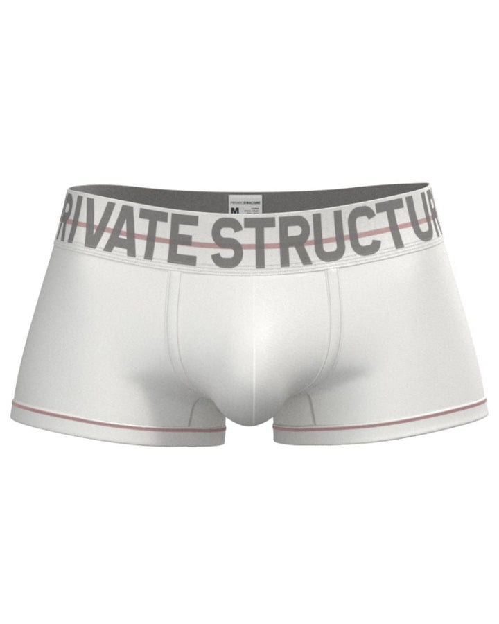 Private Structure Mo Lite Contour Brief Men's Trunk Underwear in White – men's trunks