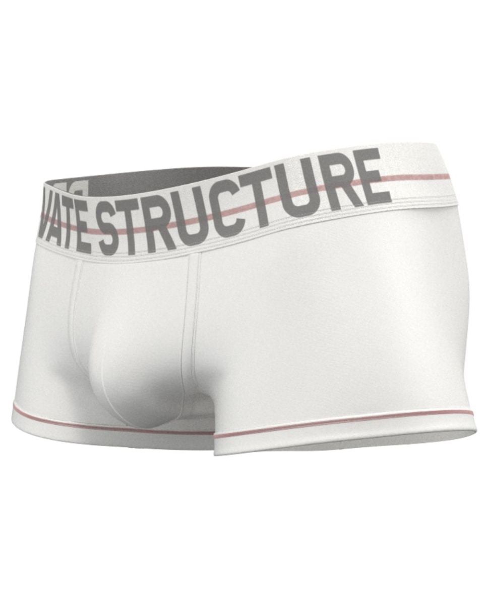 Private Structure Mo Lite Contour Brief Men's Trunk Underwear in White – men's trunks