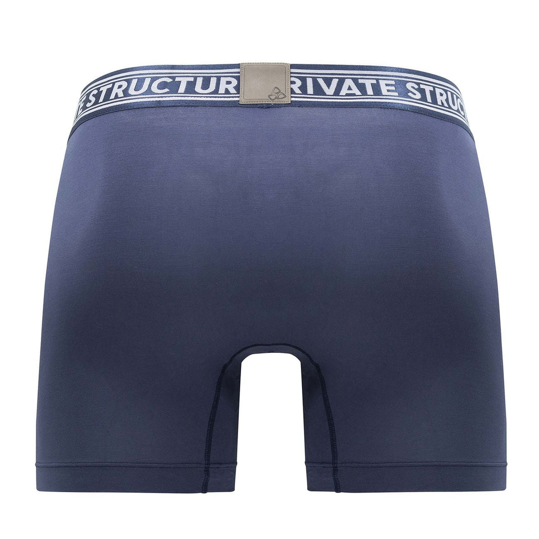 Private Structure Bamboo Mid Waist Men's Boxer Brief in Citadel Blue – men's boxer briefs