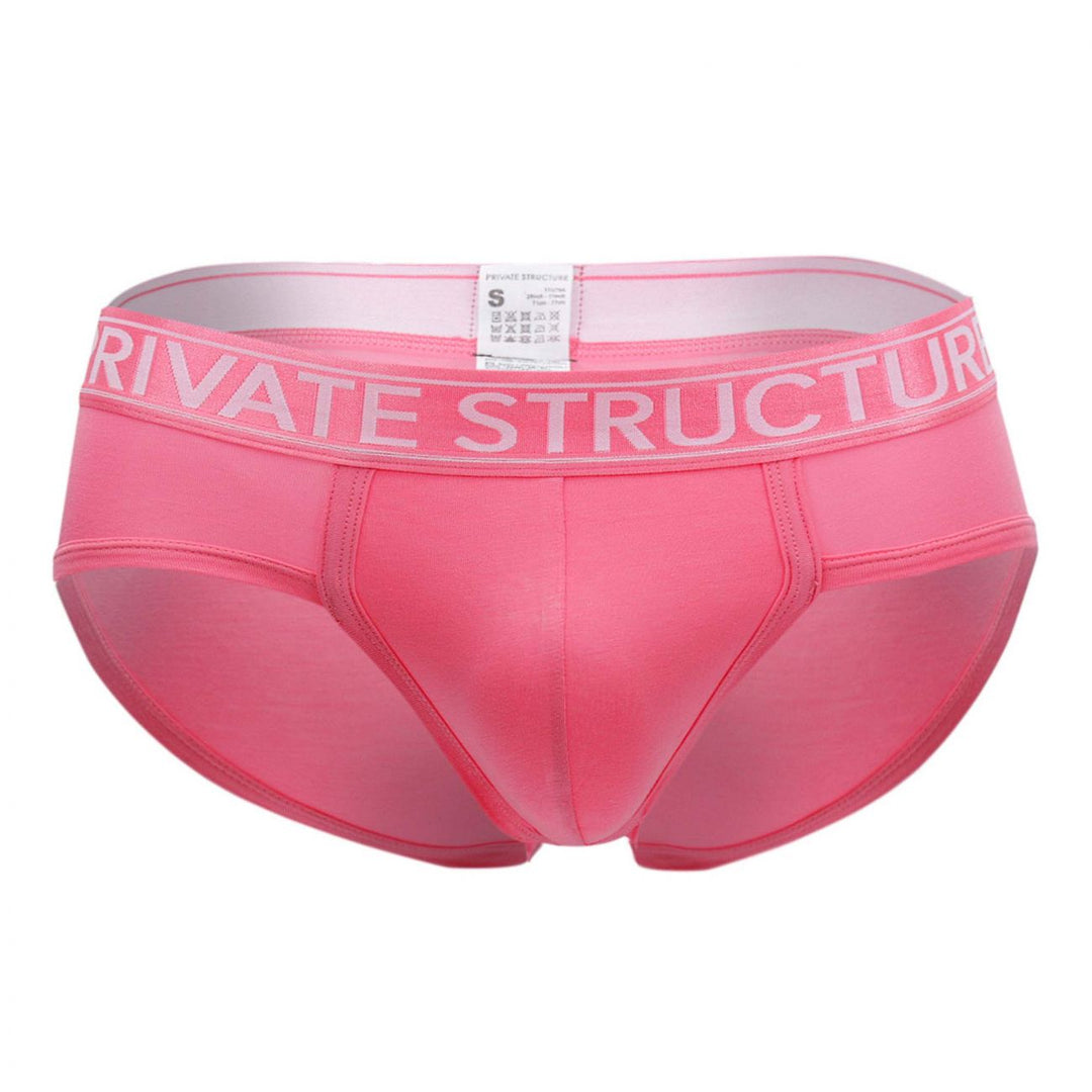 Private Structure Platinum Bamboo Contour Men's Bikini Brief in Blush – men's briefs