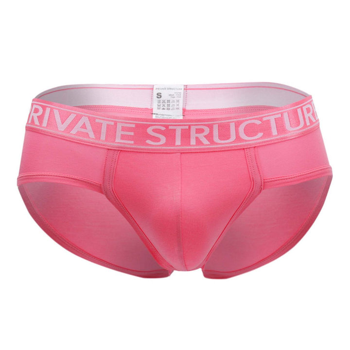 Private Structure Platinum Bamboo Contour Men's Bikini Brief in Blush – men's briefs