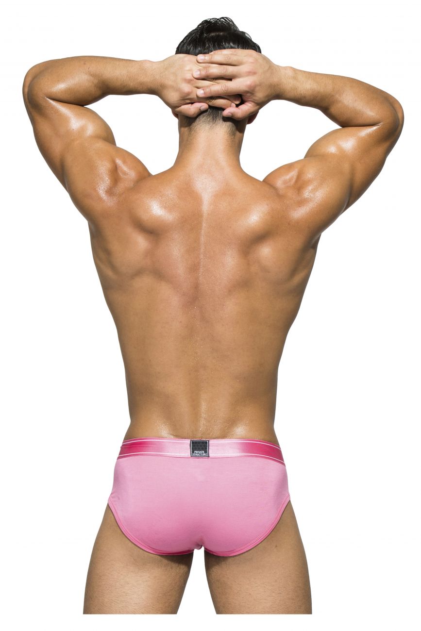 Private Structure Platinum Bamboo Contour Men's Bikini Brief in Blush – men's briefs