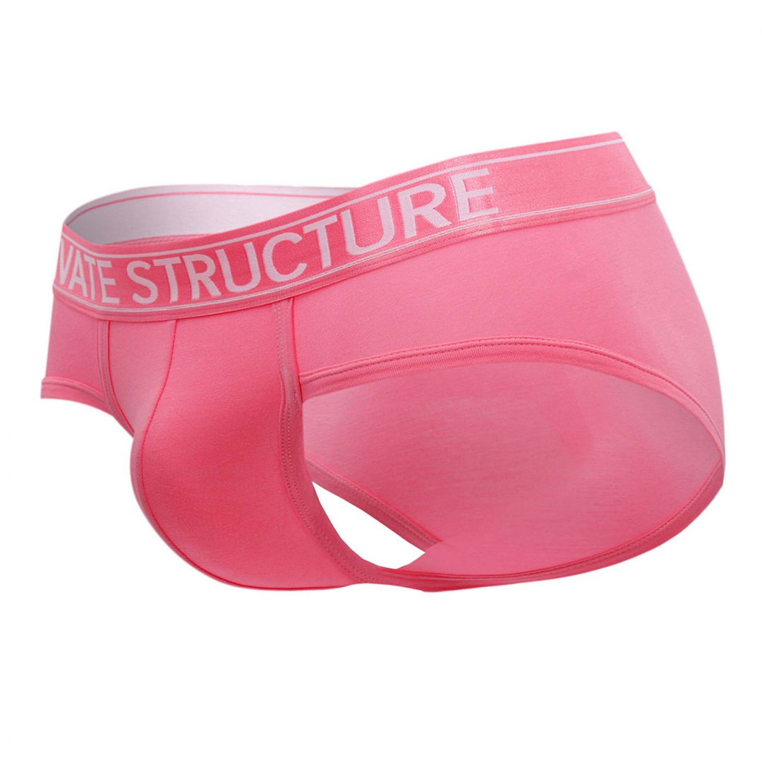 Private Structure Platinum Bamboo Contour Men's Bikini Brief in Blush – men's briefs