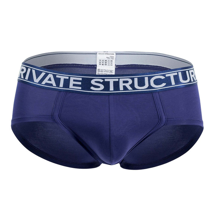 Private Structure Platinum Bamboo Men's Bikini Brief in Midnight Navy – men's briefs