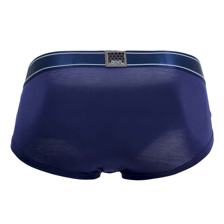 Private Structure Platinum Bamboo Men's Bikini Brief in Midnight Navy – men's briefs