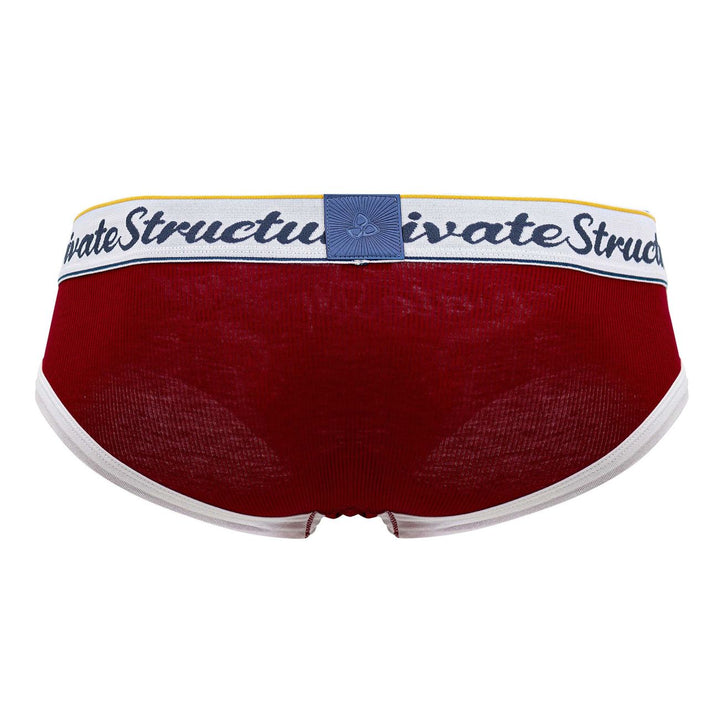 Private Structure Classic Mid Waist Mini Men's Bikini Brief in Red – men's briefs