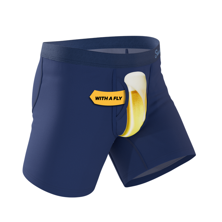 The Proper Pint | Beer Glass Ball Hammock® Pouch Underwear With Fly