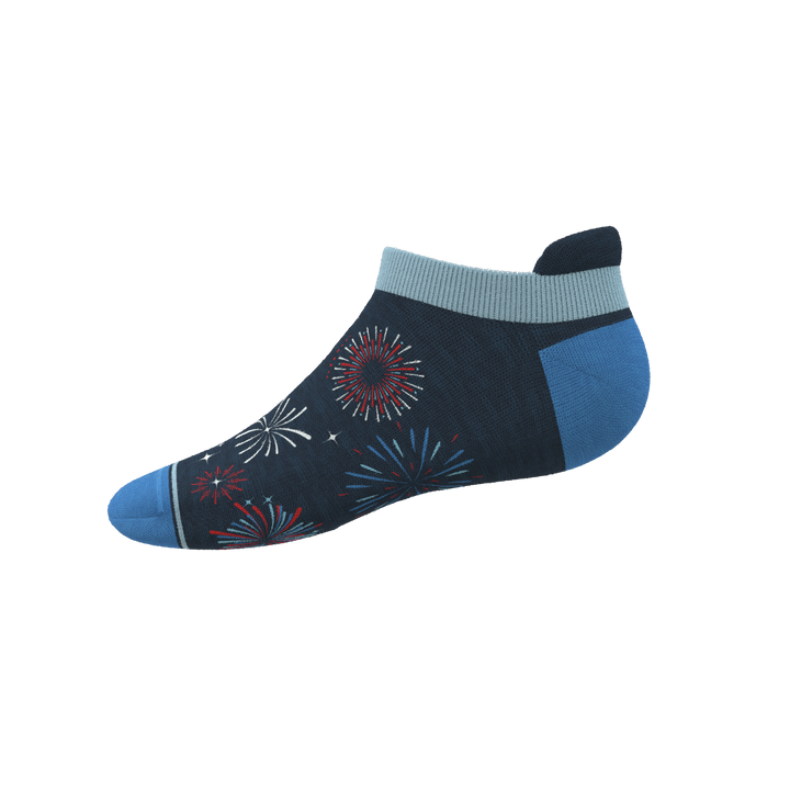 The Pyrotecnips | Naughty Fireworks Heel Hammock™ Ankle Socks