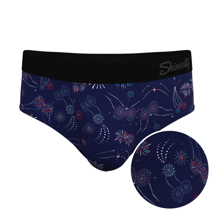 The Pyrotecnips Naughty Fireworks Briefs with Ball Hammock® Pouch