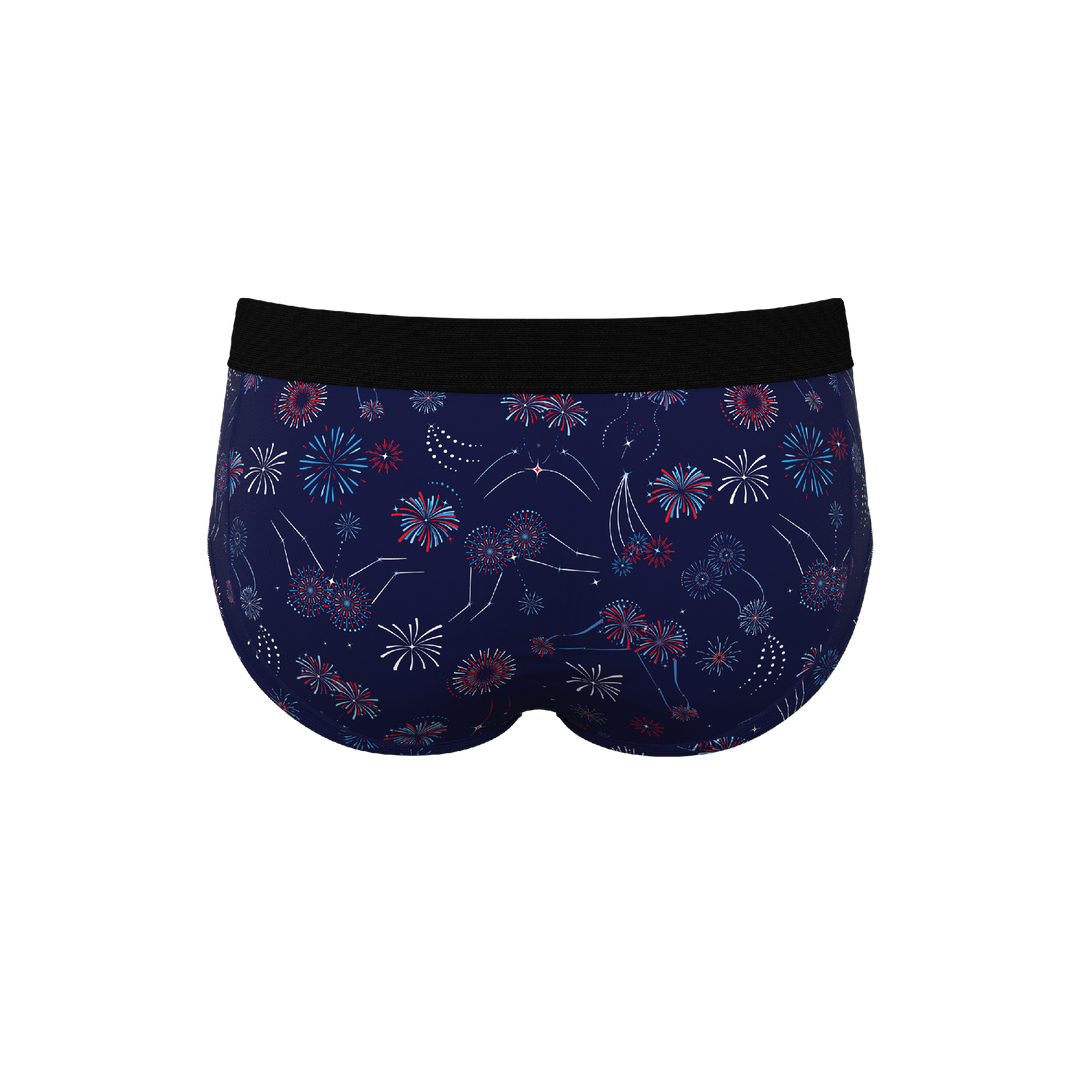 The Pyrotecnips Naughty Fireworks Briefs with Ball Hammock® Pouch