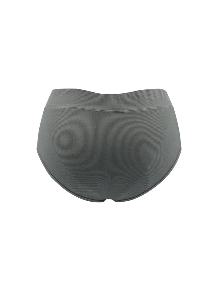 Body Aware Everyday Ribbed Brief in grey – men's baby rib seamless everyday underwear brief