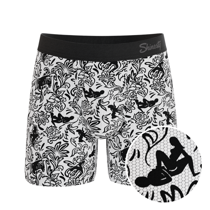 The Racy & Lacy | Provocative Lace Print Ball Hammock® Pouch Underwear