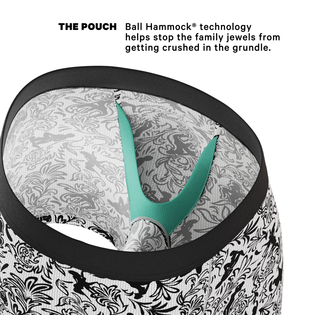 The Racy & Lacy | Provocative Lace Print Ball Hammock® Pouch Underwear