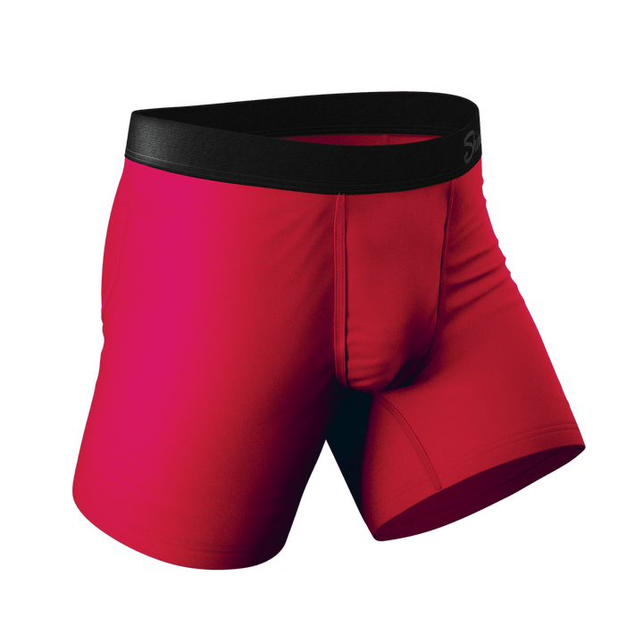 Shinesty "The Red Velvet" Dark Red Ball Hammock® Pouch Underwear