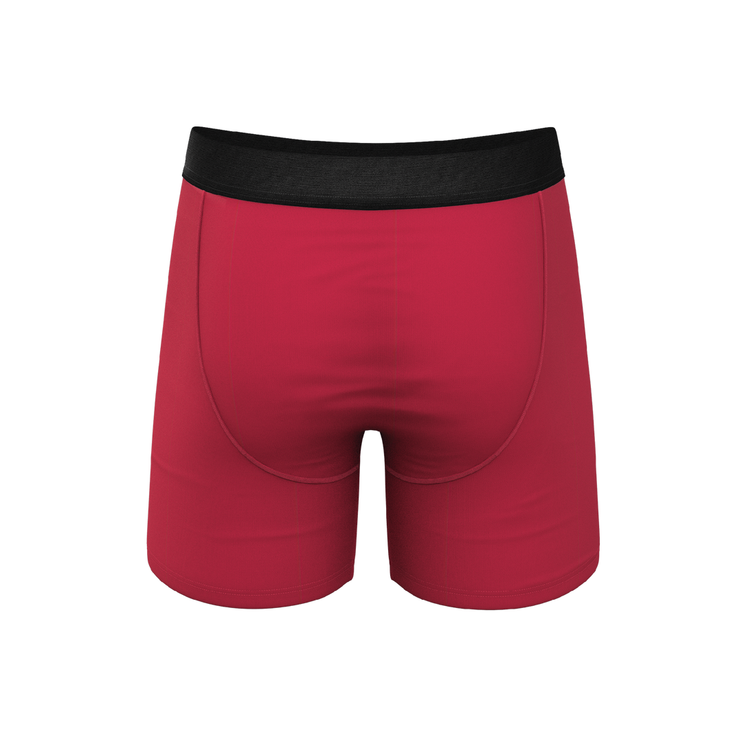 Shinesty "The Red Velvet" Dark Red Ball Hammock® Pouch Underwear