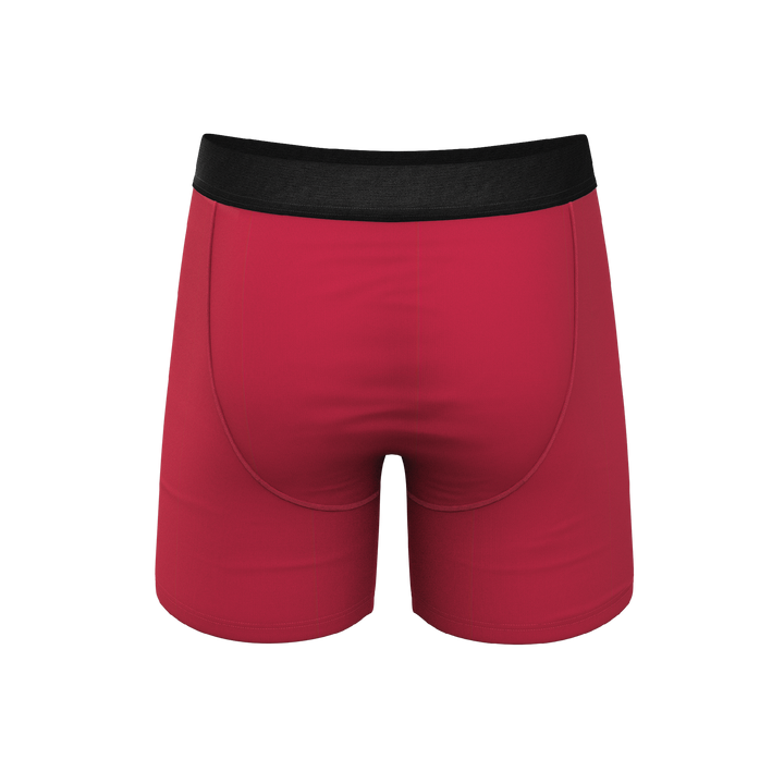 Shinesty "The Red Velvet" Dark Red Ball Hammock® Pouch Underwear