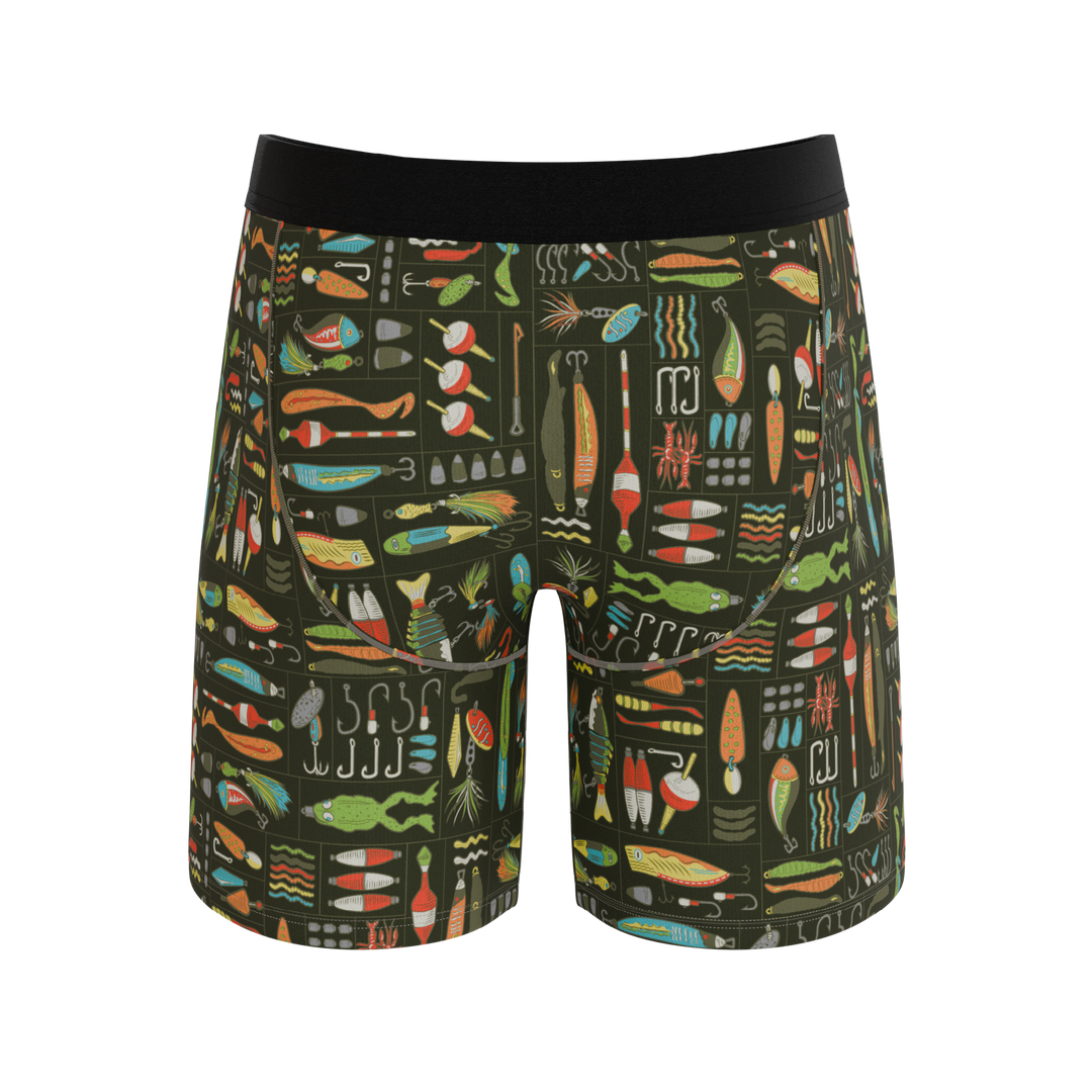 Shinesty "The Reel Nice" Bait Box Long Leg Ball Hammock® Pouch Underwear With Fly