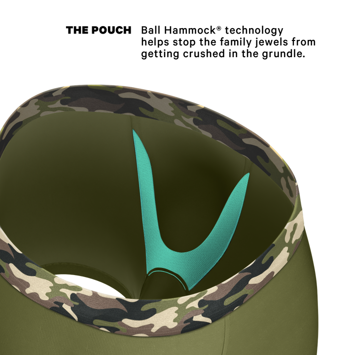 The Reinforcement Tonal Camo Boxer Briefs with Ball Hammock® Pouch