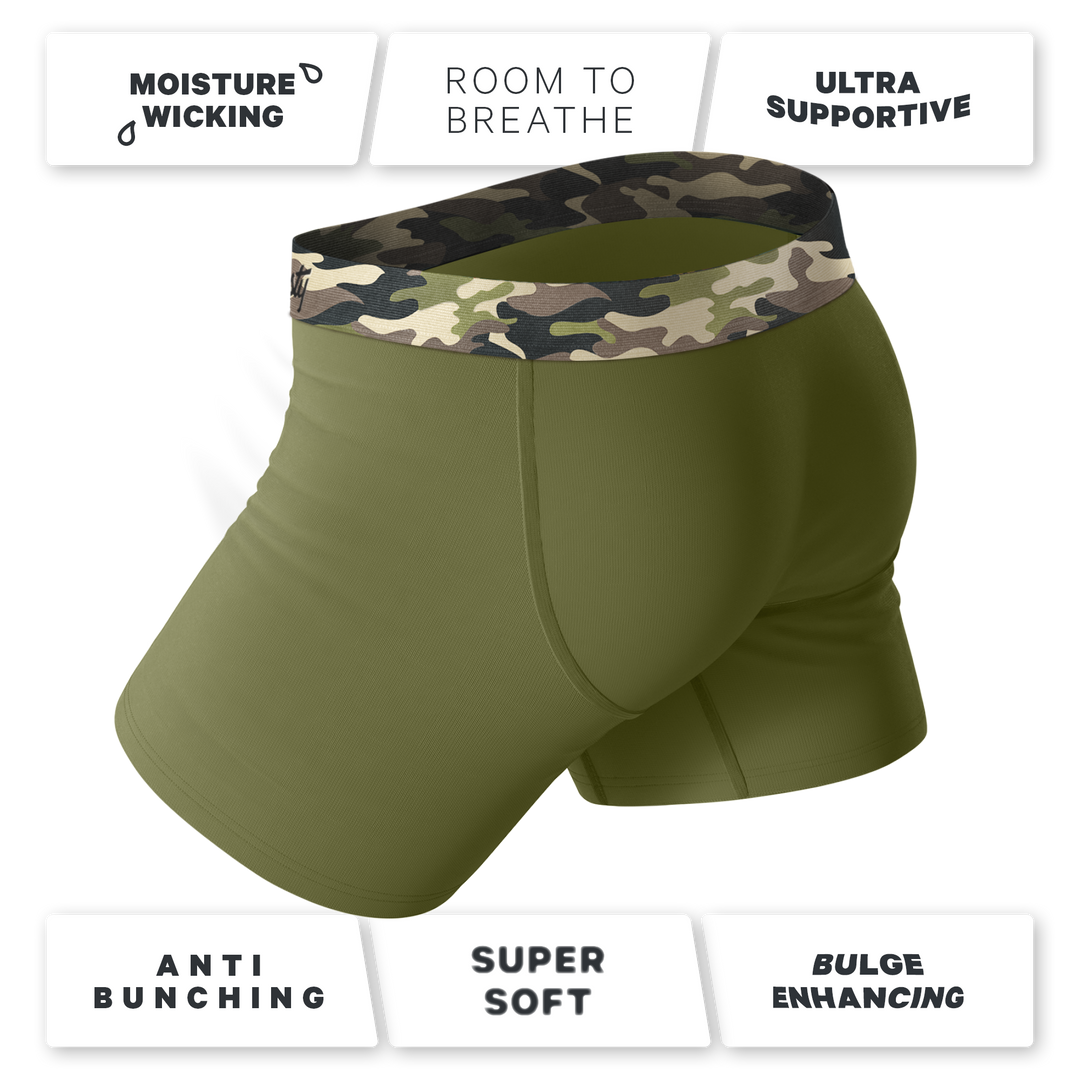 The Reinforcement Tonal Camo Boxer Briefs with Ball Hammock® Pouch
