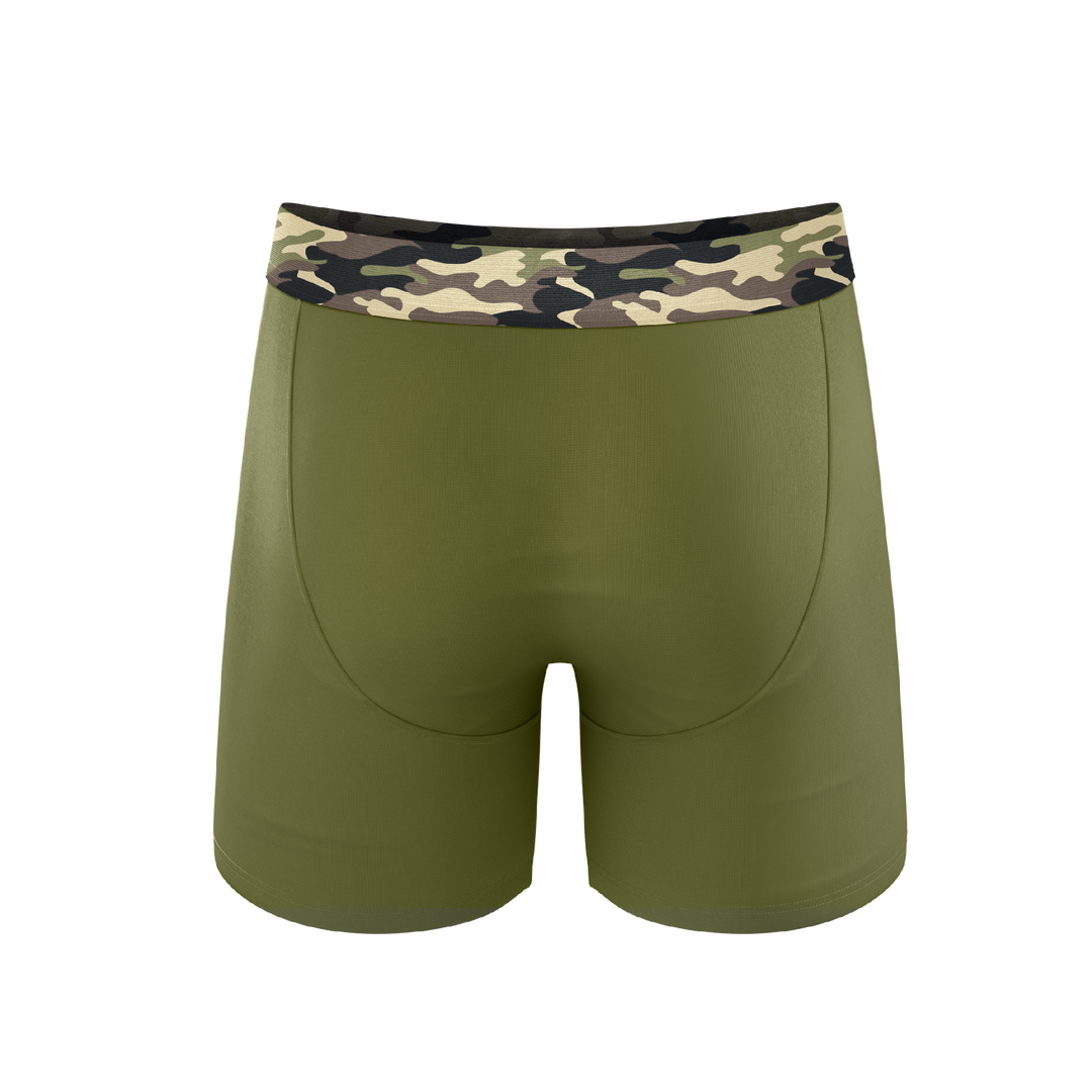 The Reinforcement Tonal Camo Boxer Briefs with Ball Hammock® Pouch