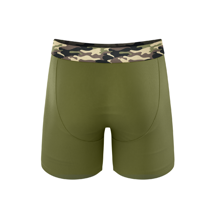 The Reinforcement Tonal Camo Boxer Briefs with Ball Hammock® Pouch