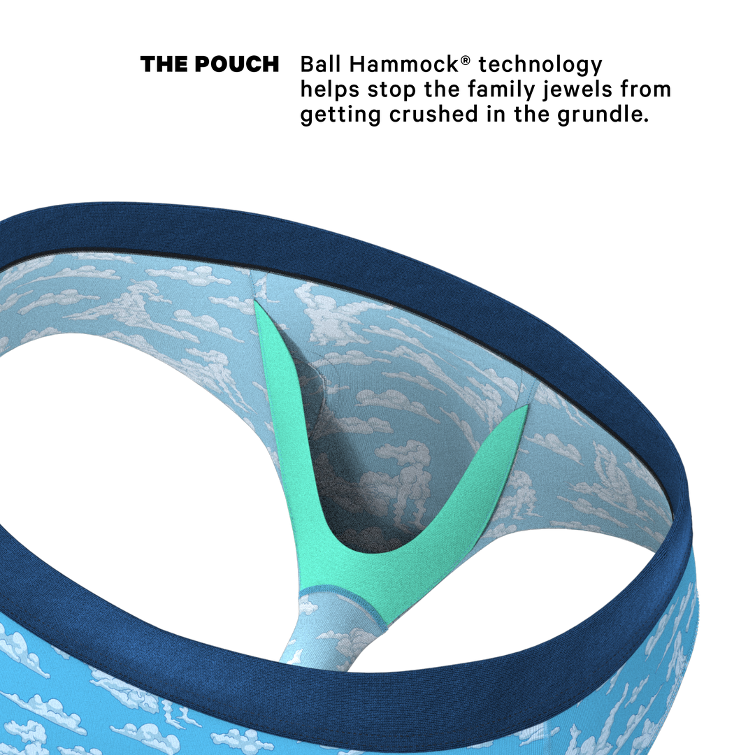 The Reverse Cloud Girl Ball Hammock® Briefs - Shinesty Sky Pouch Underwear