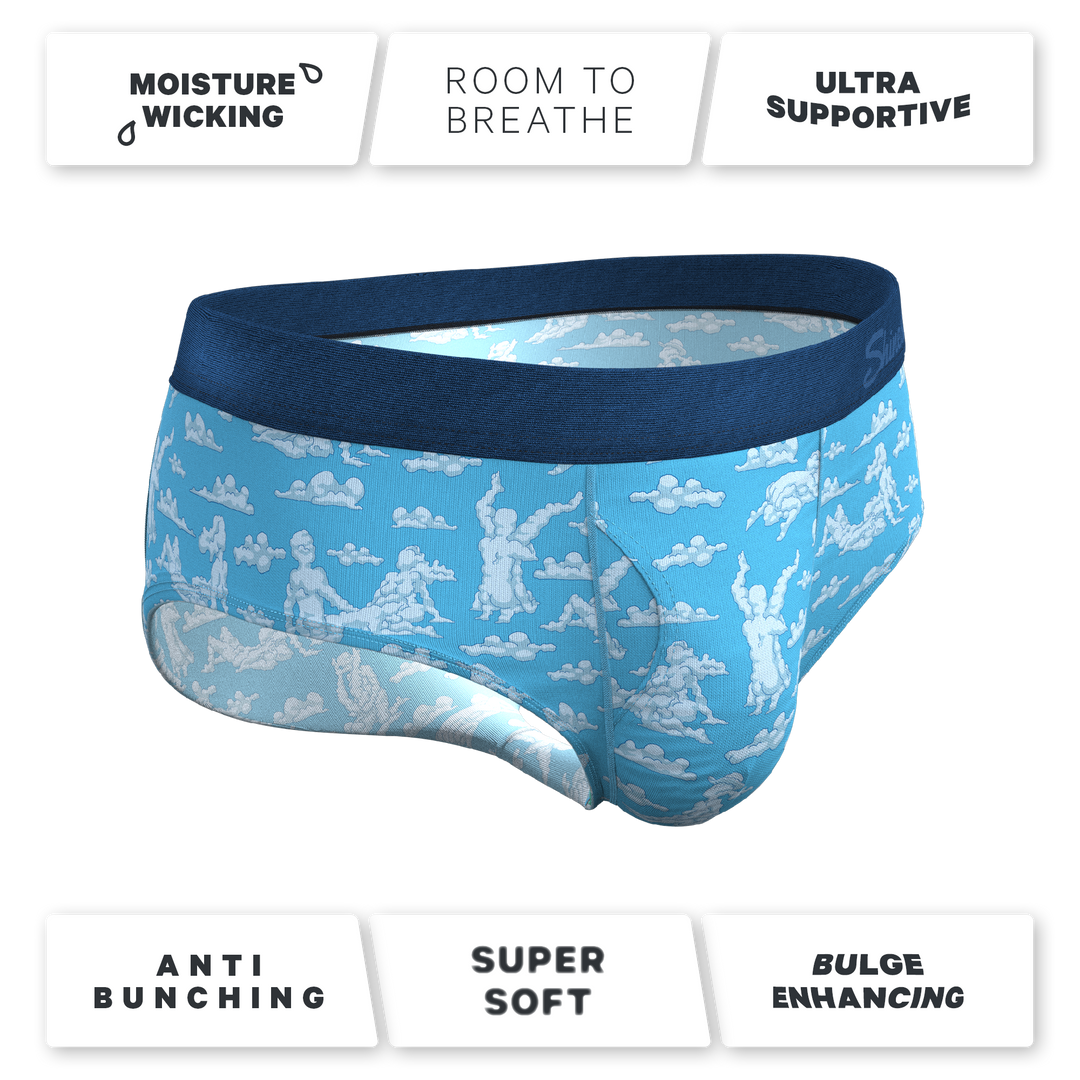The Reverse Cloud Girl Ball Hammock® Briefs - Shinesty Sky Pouch Underwear