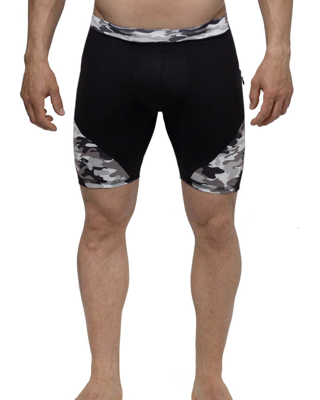 Matador Meggings Reverse Gray Camo men's compression shorts – urban camo squat-proof hybrid shorts