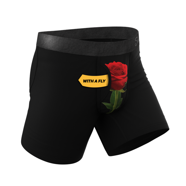 The Right Reasons Rose Ball Hammock® Pouch Underwear with Fly