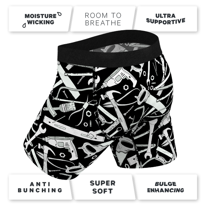 The Righty Tighty | Wrench Long Leg Ball Hammock® Pouch Underwear With Fly