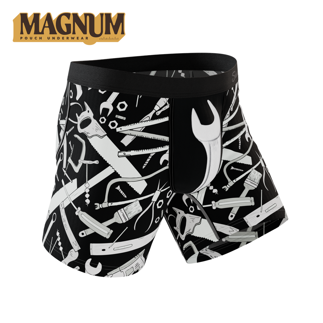 The Righty Tighty: Wrench Ball Hammock® Magnum Big Pouch Underwear