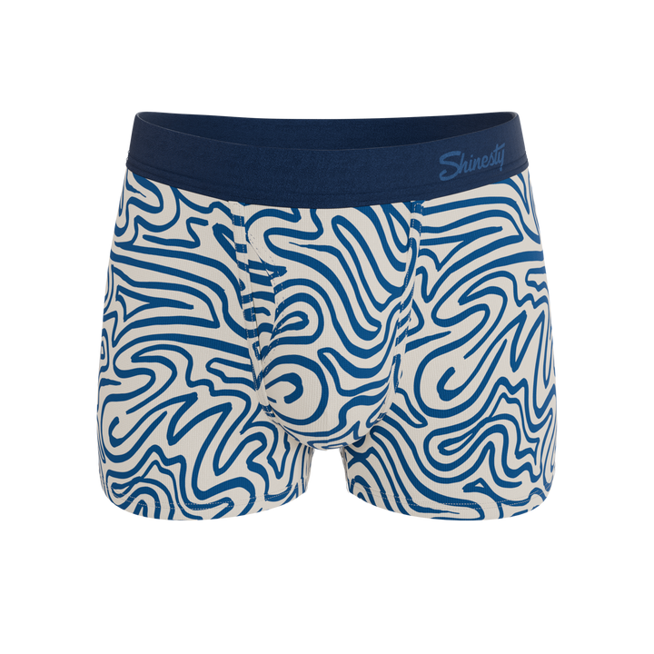 Shinesty "The Rio Grande" Ball Hammock® Pouch Trunks - Abstract Navy