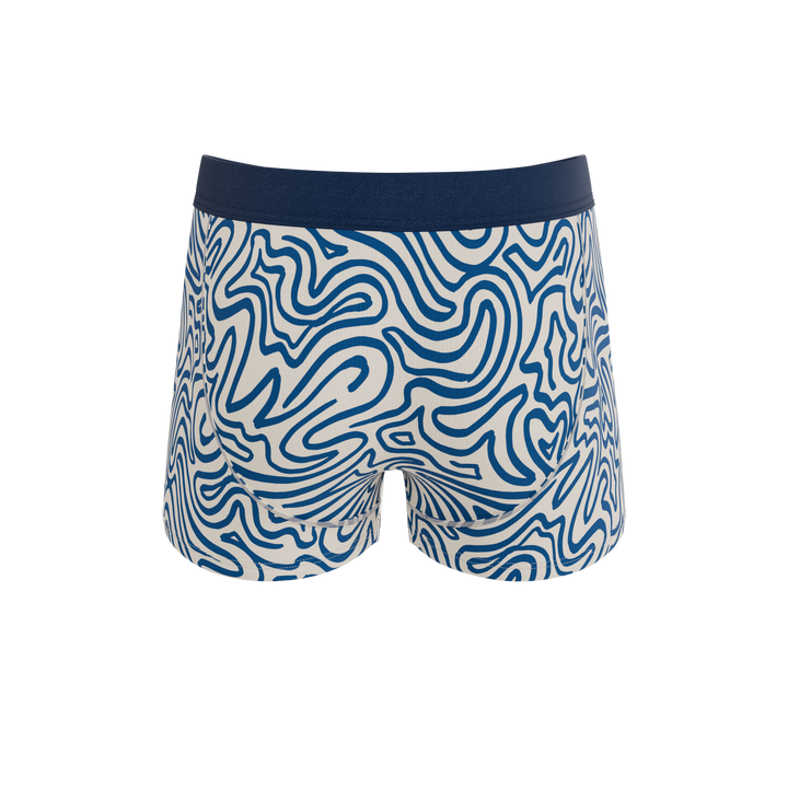 Shinesty "The Rio Grande" Ball Hammock® Pouch Trunks - Abstract Navy