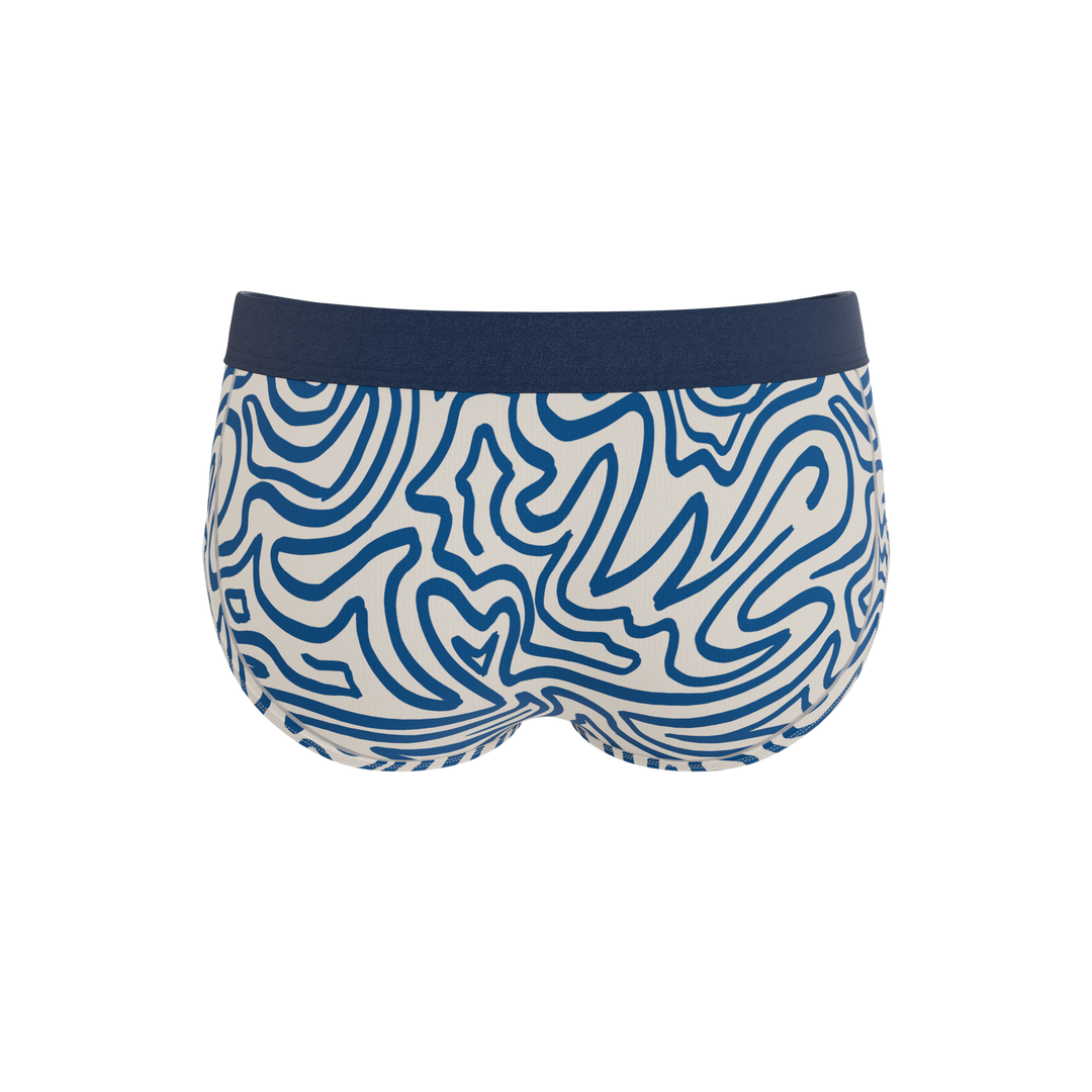 Shinesty "The Rio Grande" Ball Hammock® Pouch Underwear Briefs - Abstract Navy