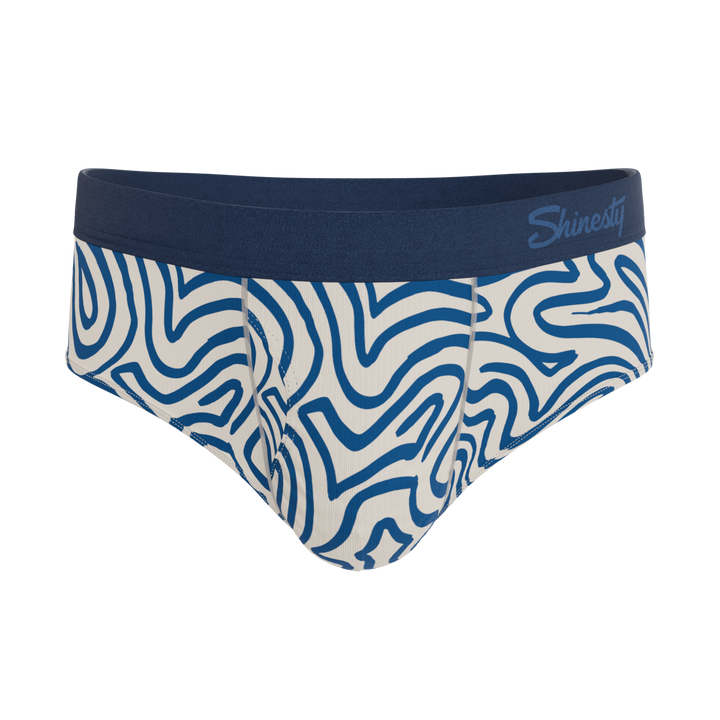 Shinesty "The Rio Grande" Ball Hammock® Pouch Underwear Briefs - Abstract Navy