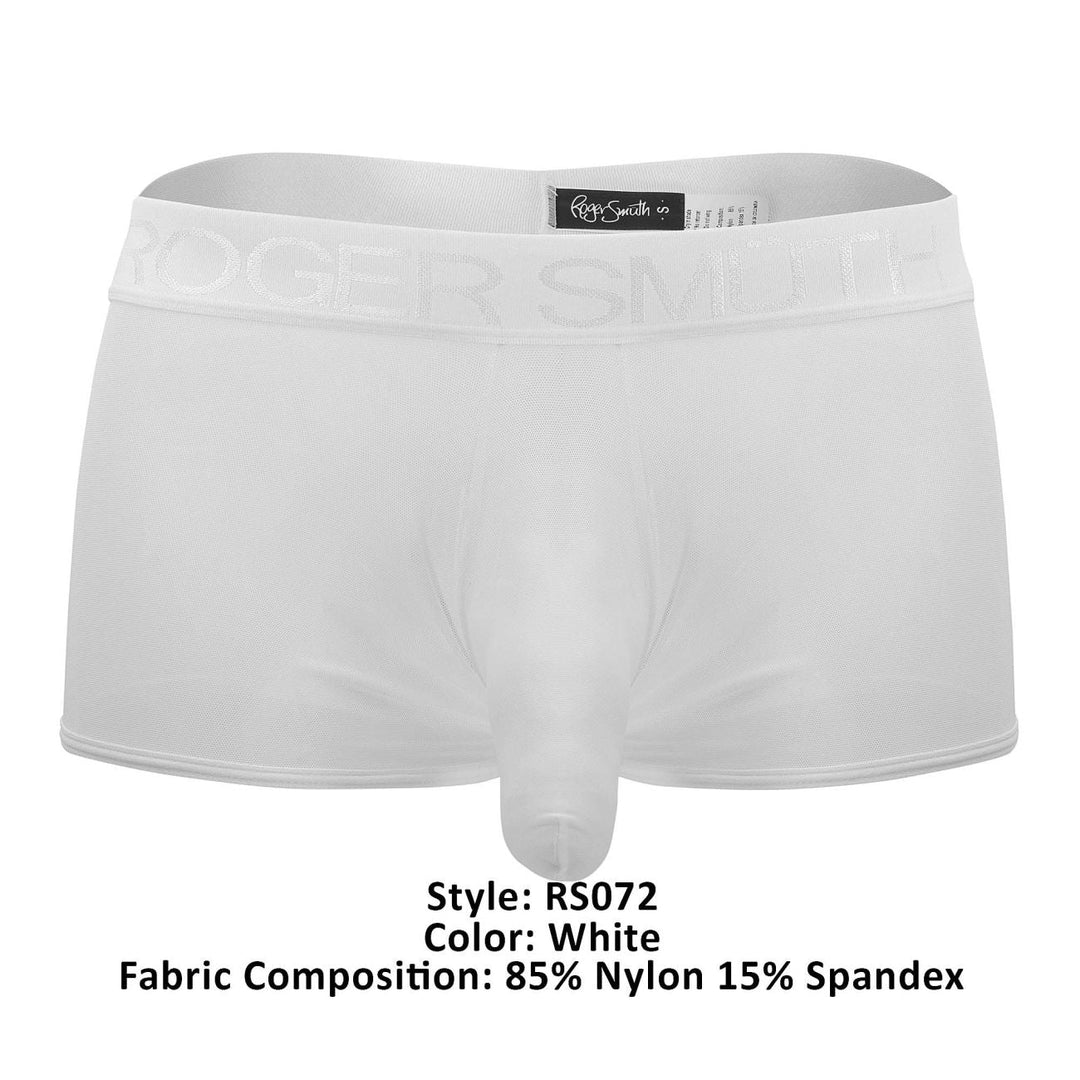 Roger Smuth Trunks in White – men's trunks