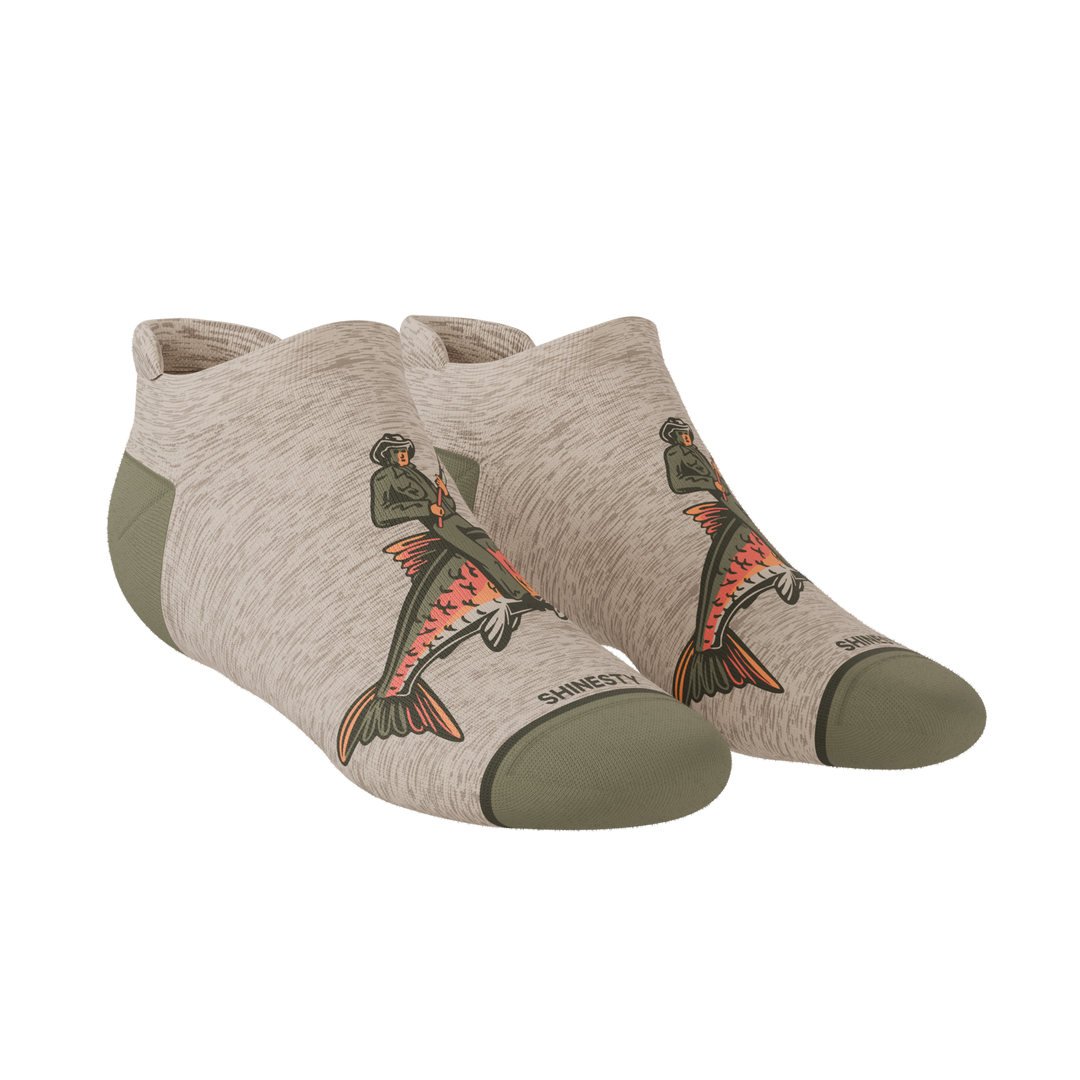 The Rowdy Angler | Fish Cowboy Heel Hammock™ Ankle Socks