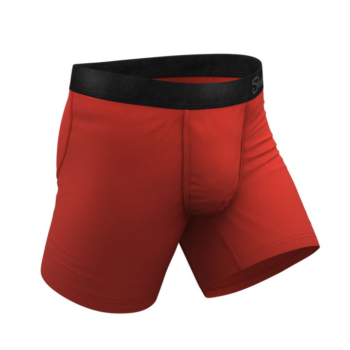 Shinesty "The Rust Fund" Solid Rusty Red Ball Hammock® Pouch Boxer Briefs