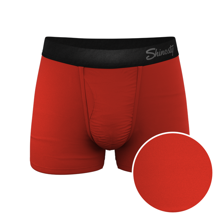 Shinesty "The Rust Fund" Solid Rusty Red Ball Hammock® Pouch Trunks Underwear