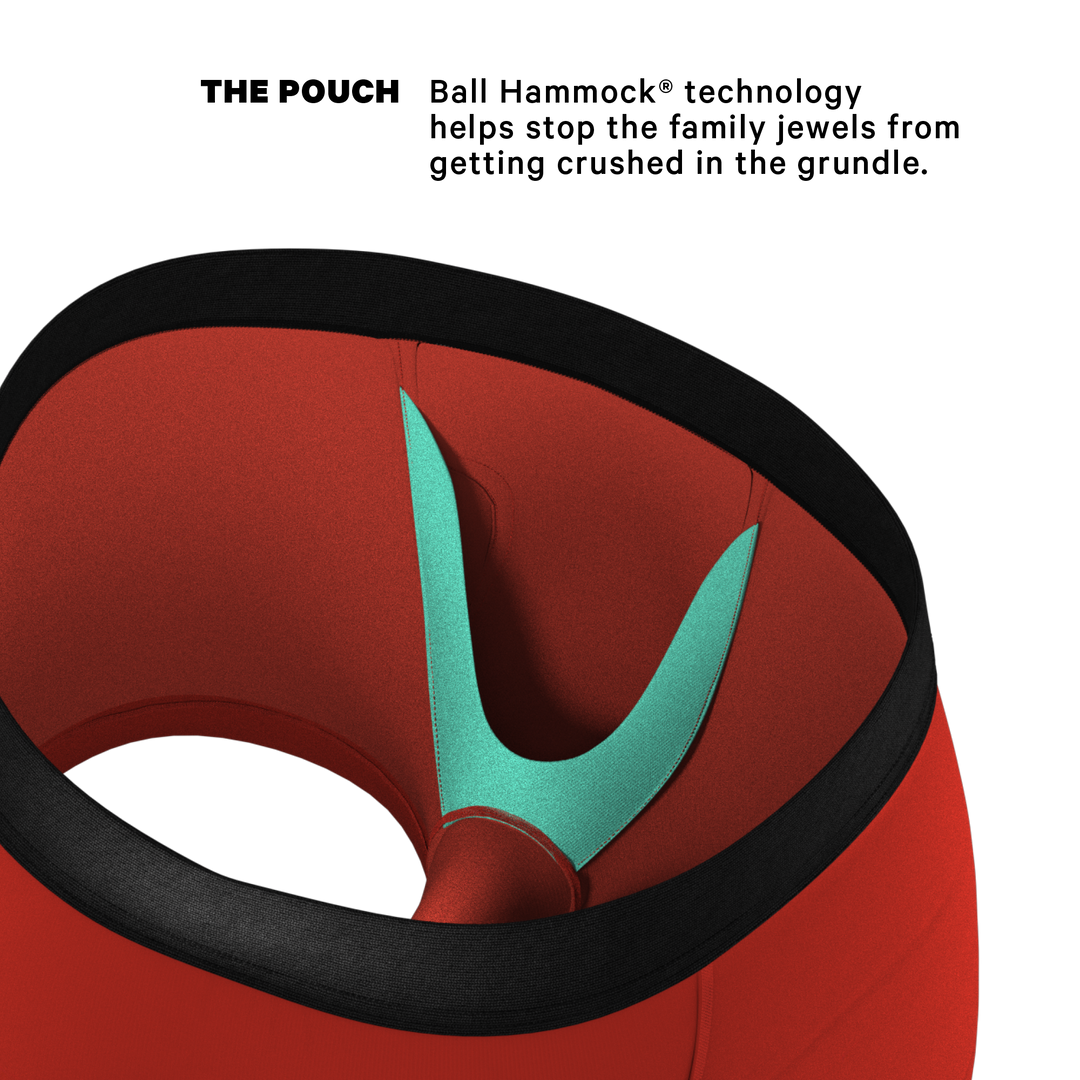 Shinesty "The Rust Fund" Solid Rusty Red Ball Hammock® Pouch Trunks Underwear