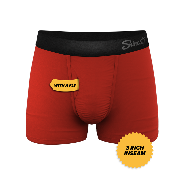 Shinesty "The Rust Fund" Solid Rusty Red Ball Hammock® Pouch Trunks Underwear