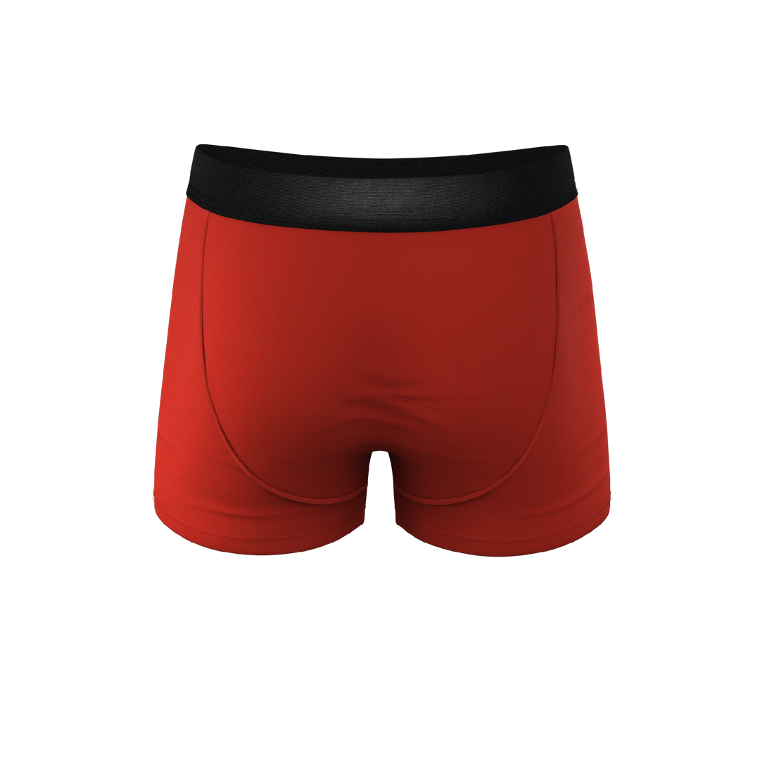 Shinesty "The Rust Fund" Solid Rusty Red Ball Hammock® Pouch Trunks Underwear