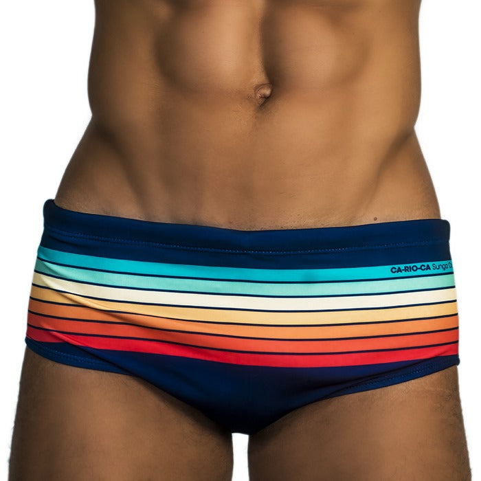CA-RIO-CA Men's Sunset Sunga Designer Swimwear in 