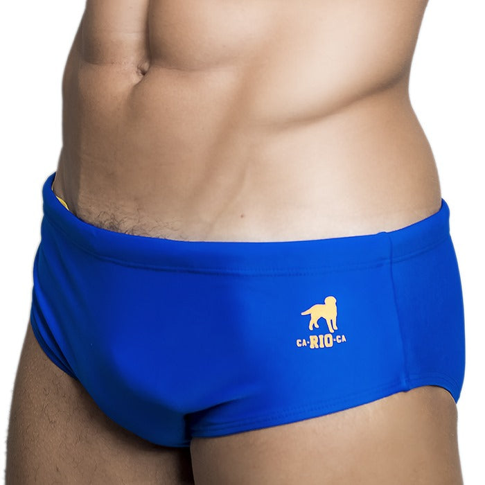 CA-RIO-CA Men's Low Rise Solids Cut Sunga Male Bathing Suit Swimwear in 