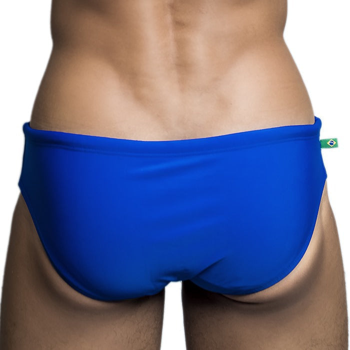 CA-RIO-CA Men's Brief Cut Solids Sunga Male Bathing Suit Briefs in 