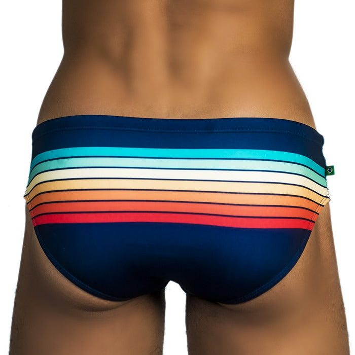 CA-RIO-CA Men's Sunset Sunga Designer Swimwear in 