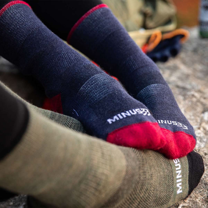 Minus33 Mountain Heritage Merino Wool Crew Socks - Microweight Cushion