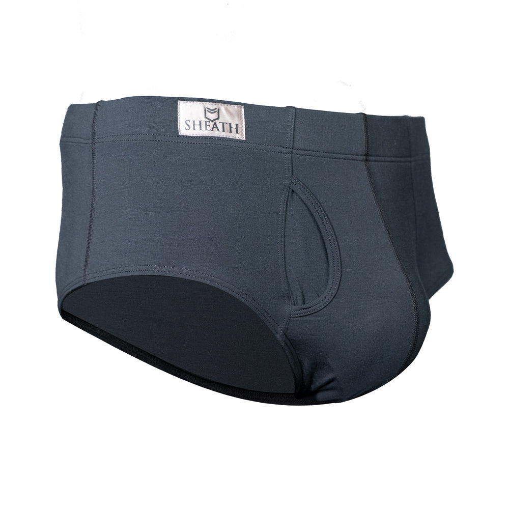SHEATH Men's Dual Pouch American Briefs - Classic Modal Comfort
